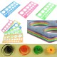 Ruler Template Tool Kit Circle Size Origami Paper Handcraft Creations