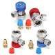 R134A H/L Type AC Manifold Gauge Quick Coupler Adapters Set R134A H/L Type AC Manifold Gauge Quick Coupler Adapters Set