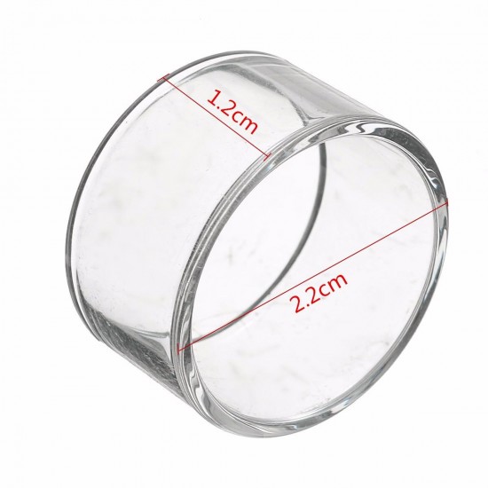 Replacement Clear Transparent Pyrex Glass Tube Cap Tank for Micro TFV4 Replacement Clear Transparent Pyrex Glass Tube Cap Tank for Micro TFV4