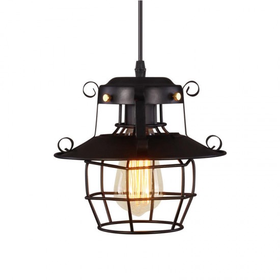 Retro Iron Cage Industrial Wire Frame Chandelier Ceiling Lamp Shade Lamp Cover Retro Iron Cage Industrial Wire Frame Chandelier Ceiling Lamp Shade Lamp Cover