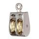 Rotate Fixed Pulley Sheave Rigging Metal Lift Rope Hanging Lifting Wheels