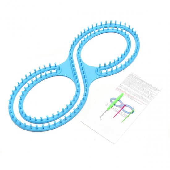 Round Loom Board Knitting Knitter Ring Set Craft Tools Kit For Sock Scarf Hat Sweater