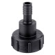 S60 x 6 IBC Faucet Tank Adapter Coarse Thread Different Outlet Tap Connector Replacement Valve Hose Fitting Parts for Home Garden