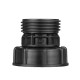 S60x6 1/2'' 3/4'' 1'' IBC Tank Drain Adapter Thread Outlet Tap Water Connector Replacement Green PP Ball Valve Fitting Parts for Home Garden