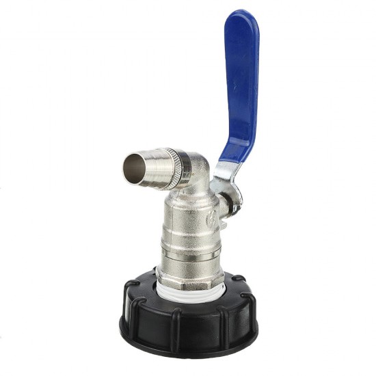S60x6 2'' Brass IBC Tank Drain Adapter to 1'' Brass Garden Tap Hose Barb Coupler Coarse Thread Outlet Tap Connector Valve Fitting Parts for Home Garden S60x6 2'' Brass IBC Tank Drain Adapter to 1'' Brass Garden Tap Hose Barb Coupler Coarse Thread Outlet Tap Connector Valve Fitting Parts for Home Garden