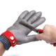Safety Cut Stab Resistant Stainless Steel Metal Mesh Gloves Grade 5