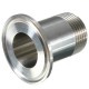 Sanitary Male Threaded Ferrule Pipe Fitting Tri Clamp Type SS316