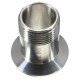 Sanitary Male Threaded Ferrule Pipe Fitting Tri Clamp Type SS316