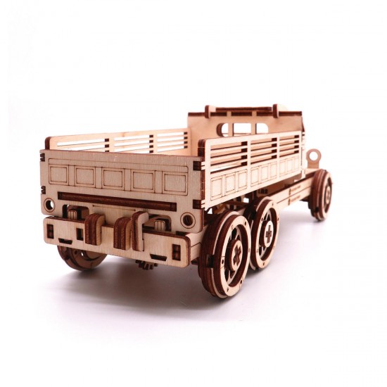Self Assembly Wooden Truck Birch Truck Model Gift Children Science Model Building Kits