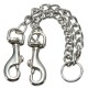 Stainless Double Headed Dog Traction Rope Pet Coupler Twin Lead Bite Resistant Pet Chain Stainless Double Headed Dog Traction Rope Pet Coupler Twin Lead Bite Resistant Pet Chain