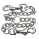 Stainless Double Headed Dog Traction Rope Pet Coupler Twin Lead Bite Resistant Pet Chain