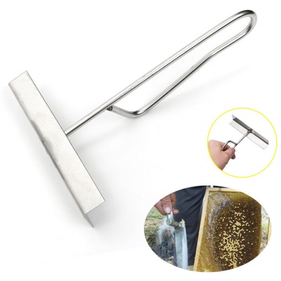 Stainless Steel Bee Hive Honey Scraper Beekeeping Equipment Pry Uncapping Tool Beekeeping Tools Set Stainless Steel Bee Hive Honey Scraper Beekeeping Equipment Pry Uncapping Tool Beekeeping Tools Set