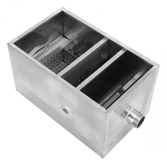 Stainless Steel Grease Trap Interceptor 500×290×290mm Steel Interceptor Equipment Stainless Steel Grease Trap Interceptor 500×290×290mm Steel Interceptor Equipment
