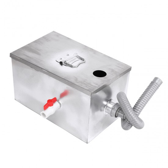 Stainless Steel Grease Trap Interceptor 500×290×290mm Steel Interceptor Equipment Stainless Steel Grease Trap Interceptor 500×290×290mm Steel Interceptor Equipment