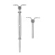 Stainless Steel Hand Swage Stud Turn Buckle Deck Toggle Tensioner Set for 1/8 Inch Cable Railing Stainless Steel Hand Swage Stud Turn Buckle Deck Toggle Tensioner Set for 1/8 Inch Cable Railing