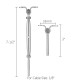 Stainless Steel Hand Swage Stud Turn Buckle Deck Toggle Tensioner Set for 1/8 Inch Cable Railing Stainless Steel Hand Swage Stud Turn Buckle Deck Toggle Tensioner Set for 1/8 Inch Cable Railing
