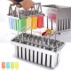 Stainless Steel Ice Cream Mold Frozen Popsicle Mold Stick Holder Ice Mold w/ 20 Lattices Stainless Steel Ice Cream Mold Frozen Popsicle Mold Stick Holder Ice Mold w/ 20 Lattices
