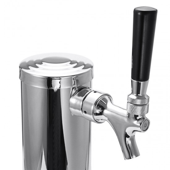 Stainless Steel Juice Brewage Draft Single Dispenser Faucet Tap Drink Tower Bar