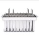 Stainless Steel Mould 20 Cavity 115g Ice Pop Maker Mold Lolly Popsicle Square Ice Cream Stick Holder