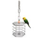 Stainless Steel Pet Bird Parrot Foraging Cage Pigeon Macaw Feeder Hanging Entertainment Toys Stainless Steel Pet Bird Parrot Foraging Cage Pigeon Macaw Feeder Hanging Entertainment Toys