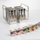 Stainless Steel Popsicle Mould Ice Lolly Ice Cream Stick Holder 6 Molds Stainless Steel Popsicle Mould Ice Lolly Ice Cream Stick Holder 6 Molds