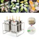 Stainless Steel Popsicle Mould Ice Lolly Ice Cream Stick Holder 6 Molds Stainless Steel Popsicle Mould Ice Lolly Ice Cream Stick Holder 6 Molds