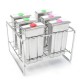Stainless Steel Popsicle Mould Ice Lolly Ice Cream Stick Holder 6 Molds Stainless Steel Popsicle Mould Ice Lolly Ice Cream Stick Holder 6 Molds