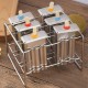 Stainless Steel Popsicle Mould Ice Lolly Ice Cream Stick Holder 6 Molds Stainless Steel Popsicle Mould Ice Lolly Ice Cream Stick Holder 6 Molds