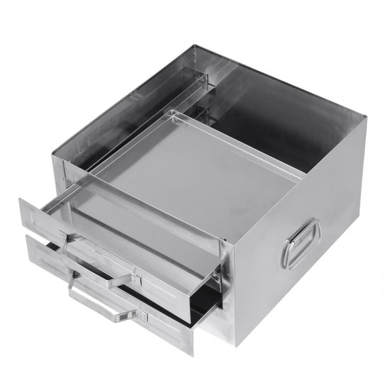 Stainless Steel Tray 2 Layer Steamed Vermicelli Rice Roll Machine Kitchen Cooking Steamer Drawer