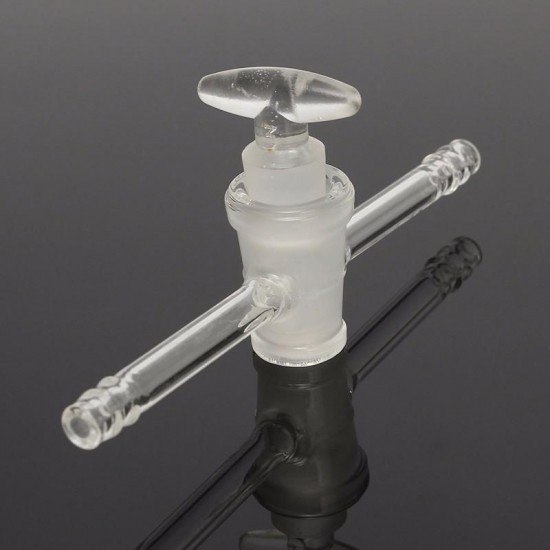 Straight Adapter with Glass Stopcock Hose Connection Glass Valve Lab Glass Stopcock Chemical Valve Straight Adapter with Glass Stopcock Hose Connection Glass Valve Lab Glass Stopcock Chemical Valve