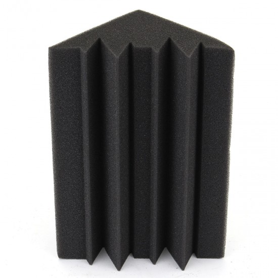 Studio Corner Soundproof Foam Acoustic Black Bass Trap Sound-absorbing Tile