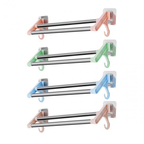 Suction Cup Bathroom Kitchen Double Towel Holder Rack Rail Shelf Rack Hanger Bar Suction Cup Bathroom Kitchen Double Towel Holder Rack Rail Shelf Rack Hanger Bar