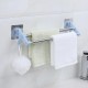 Suction Cup Bathroom Kitchen Double Towel Holder Rack Rail Shelf Rack Hanger Bar Suction Cup Bathroom Kitchen Double Towel Holder Rack Rail Shelf Rack Hanger Bar