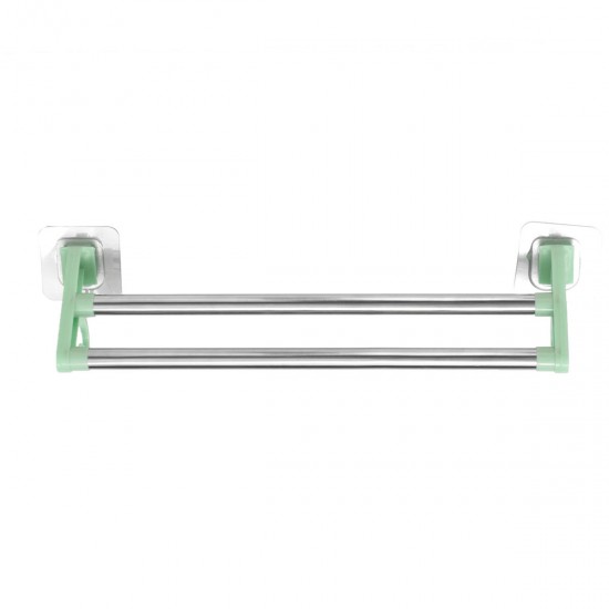 Suction Cup Bathroom Kitchen Double Towel Holder Rack Rail Shelf Rack Hanger Bar Suction Cup Bathroom Kitchen Double Towel Holder Rack Rail Shelf Rack Hanger Bar