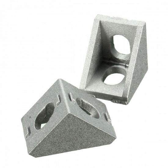 AJ20 Aluminium Angle Corner Joint 20x20mm Right Angle Bracket Furniture Fittings 10pcs