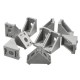 AJ28 10Pcs 2028 Aluminium Angle Corner Joint 20 Series Aluminum Extrusion 20x20mm Right Angle Bracket Furniture Fittings