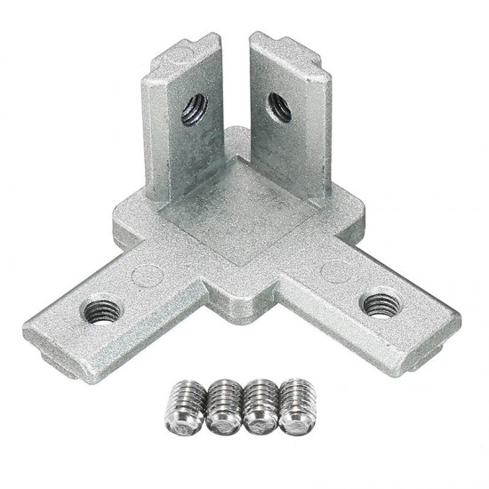 CJ30 T Slot 3 Way 90 Degree Inside Corner Connector Joint Bracket for 3030 Series Aluminum Profile CJ30 T Slot 3 Way 90 Degree Inside Corner Connector Joint Bracket for 3030 Series Aluminum Profile
