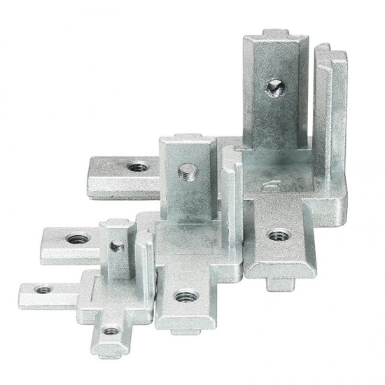 CJ30 T Slot 3 Way 90 Degree Inside Corner Connector Joint Bracket for 3030 Series Aluminum Profile CJ30 T Slot 3 Way 90 Degree Inside Corner Connector Joint Bracket for 3030 Series Aluminum Profile