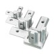 CJ30 T Slot 3 Way 90 Degree Inside Corner Connector Joint Bracket for 3030 Series Aluminum Profile CJ30 T Slot 3 Way 90 Degree Inside Corner Connector Joint Bracket for 3030 Series Aluminum Profile