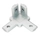 CJ30 T Slot 3 Way 90 Degree Inside Corner Connector Joint Bracket for 3030 Series Aluminum Profile CJ30 T Slot 3 Way 90 Degree Inside Corner Connector Joint Bracket for 3030 Series Aluminum Profile