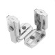 LJ40 5Pcs T Slot L Shape Inside Corner Connector Joint Bracket for 4040 Series Aluminum Profile LJ40 5Pcs T Slot L Shape Inside Corner Connector Joint Bracket for 4040 Series Aluminum Profile
