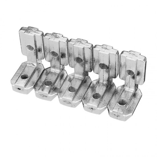 LJ40 5Pcs T Slot L Shape Inside Corner Connector Joint Bracket for 4040 Series Aluminum Profile LJ40 5Pcs T Slot L Shape Inside Corner Connector Joint Bracket for 4040 Series Aluminum Profile