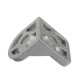 ZAS20 4Pcs Steel Ring Angle Bracket Corner Brackets Zinc alloy 20x20mm