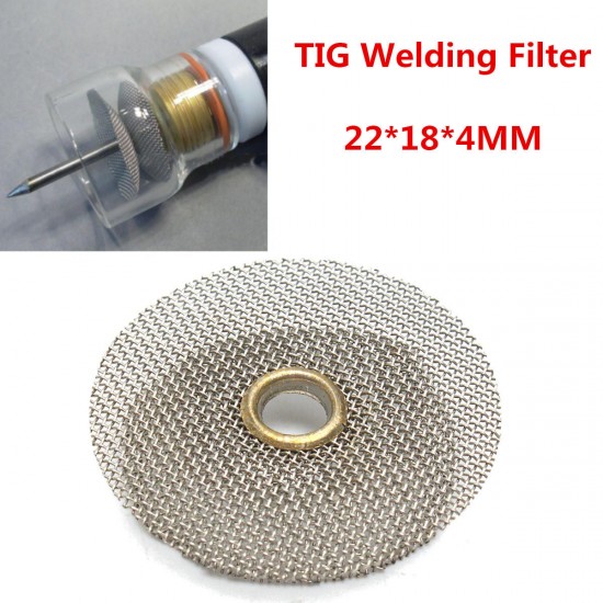 TIG Welding Filter Heat Shield Steel Woven Wire Replacement 22x18x4mm