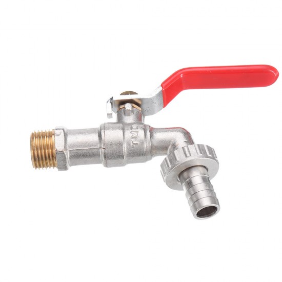 1/2'' Lever Brass Single Cold Tap Washing Machine Faucet Adapter w/ Nozzle Male Thread for Garden Irrigation 1/2'' Lever Brass Single Cold Tap Washing Machine Faucet Adapter w/ Nozzle Male Thread for Garden Irrigation
