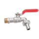 1/2'' Lever Brass Single Cold Tap Washing Machine Faucet Adapter w/ Nozzle Male Thread for Garden Irrigation 1/2'' Lever Brass Single Cold Tap Washing Machine Faucet Adapter w/ Nozzle Male Thread for Garden Irrigation