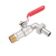 1/2'' Lever Brass Single Cold Tap Washing Machine Faucet Adapter w/ Nozzle Male Thread for Garden Irrigation 1/2'' Lever Brass Single Cold Tap Washing Machine Faucet Adapter w/ Nozzle Male Thread for Garden Irrigation