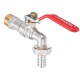 1/2'' Lever Brass Single Cold Tap Washing Machine Faucet Adapter w/ Nozzle Male Thread for Garden Irrigation 1/2'' Lever Brass Single Cold Tap Washing Machine Faucet Adapter w/ Nozzle Male Thread for Garden Irrigation