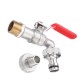 1/2'' Lever Brass Single Cold Tap Washing Machine Faucet Adapter w/ Nozzle Male Thread for Garden Irrigation 1/2'' Lever Brass Single Cold Tap Washing Machine Faucet Adapter w/ Nozzle Male Thread for Garden Irrigation