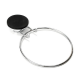 Towel Ring Holder Chrome No-Drilling Suction Cup Bathroom Kitchen Accessory Towel Holder